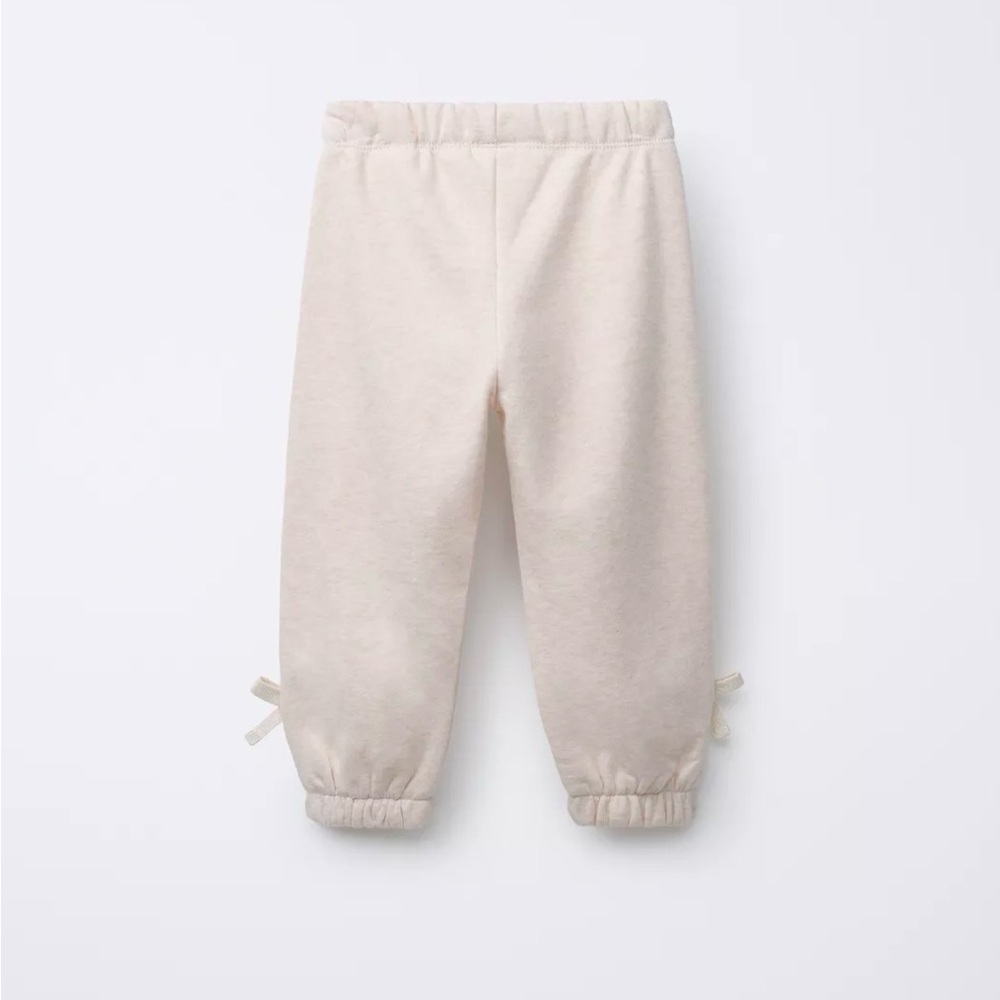 Zara bow trim jogger pants 4 years - Picture 4 of 8